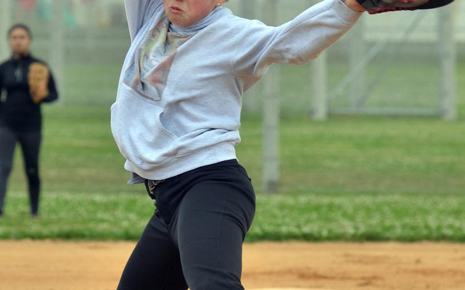 Kubasaki Dragons sophomore right-hander Reaven East.