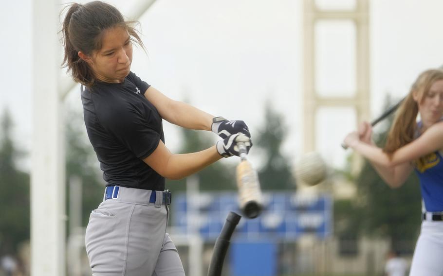 Yokota's Kaia Austin went 15-for-15 with two grand slam home runs, 20 RBI, 23 total bases, five stolen bases and four walks during the DODDS Japan District Softball Tournament April 17-18 at Yokota Air Base, Japan. 