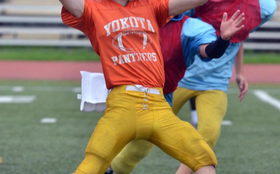 Yokota Panthers senior quarterback Ty Dotson played a season ago for DODDS Europe Division I champion Ramstein.