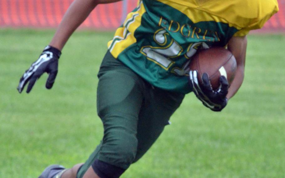 Sophomore Isaiah Robinson will have Robert D. Edgren Eagles senior teammate, quarterback and brother Shawn Robinson throwing to him this season.