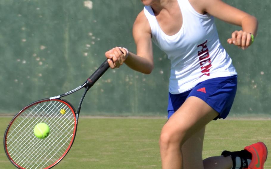 Seisen junior Matilde Piras captured her second straight Kanto Plain finals girls singles title at the expense of American School In Japan senior Lili Kobayashi, the defending Far East girls singles champion.