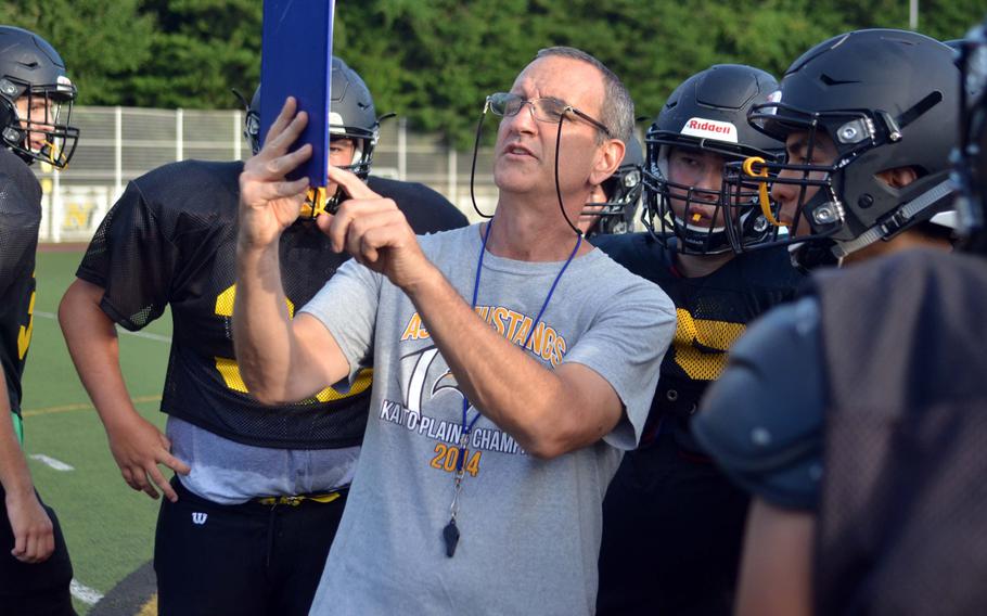 Roy Tomlinson serves as offensive coordinator for American School In Japan football. He's a graduate of the U.S. Military Academy at West Point and a leukemia survivor.