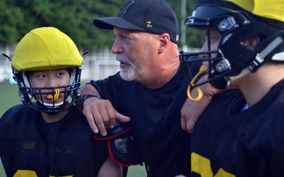 John Seevers enters his 40th year with the American School In Japan football program and his 33rd year as head coach.