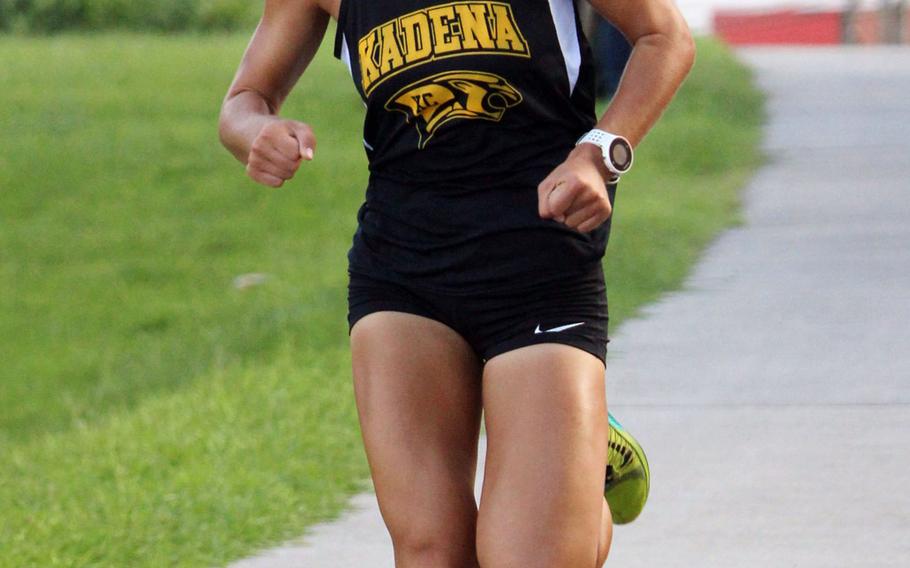Despite an untied shoelace, Kadena's Wren Renquist remained unbeaten on the season in four races, winning Wednesday's race at Kadena's Jack's Place with a time of 20 minutes, 2 seconds.