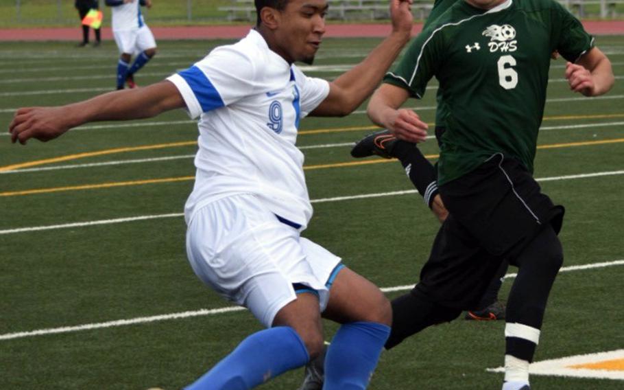 Christian Academy Japan senior Lawrence Yamaguchi capped his career by helping the Knights win the Far East Boys Soccer Division II tournament crown with a 7-0 win over Yokota on May 17. Yamaguchi was named MVP and Stars and Stripes Pacific boys soccer Player of the Year.