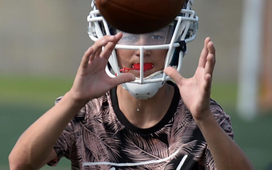 Sophomore Logan Howell takes over at quarterback for Seoul American football.