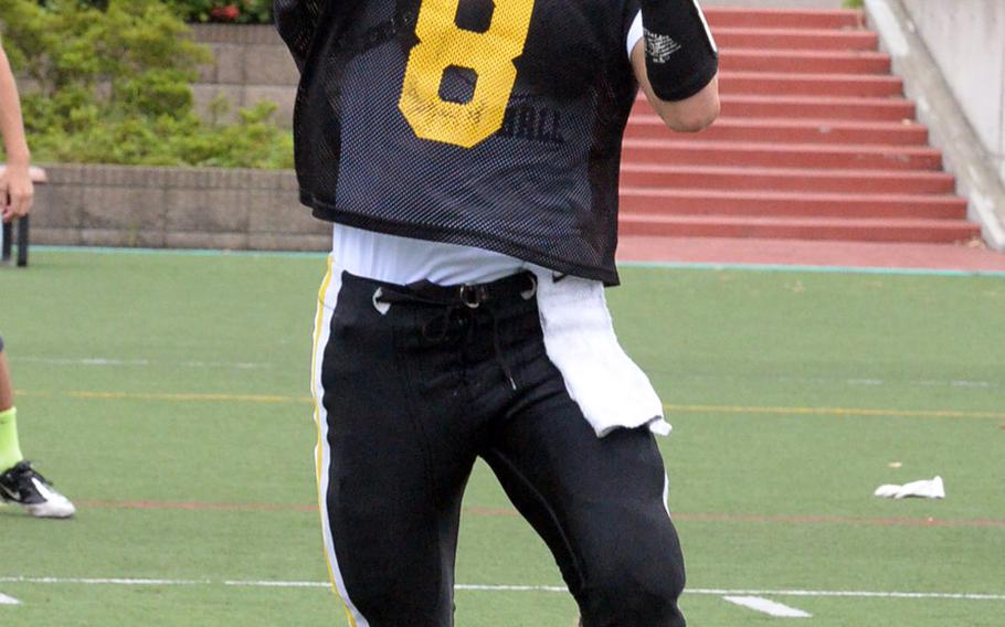 Senior Jack Ambrosino returns at quarterback for American School In Japan football.