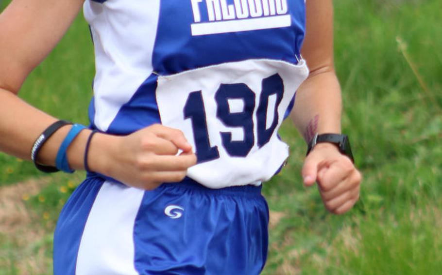 Senior Chloe Byrd has been the leading cross-country runner for Seoul American this season, and the Falcons have been second to Korea International School in the team standings.