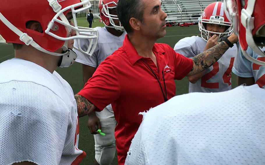 Dan Joley enters his ninth season as head coach of Nile C. Kinnick's varsity football team.