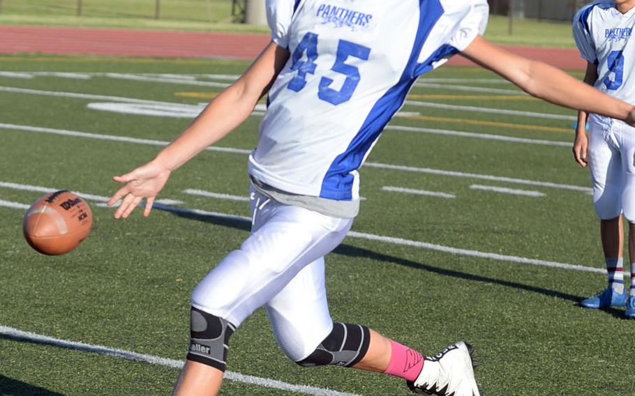Taylor Jenkins is a Yokota lineman who might also see duty as a punter.