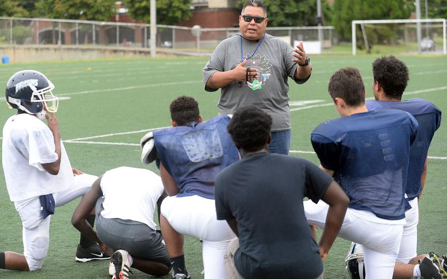 Reggie Meno, addressing his abbreviated Seoul American football squad last week, would have entered his second season as Falcons coach.