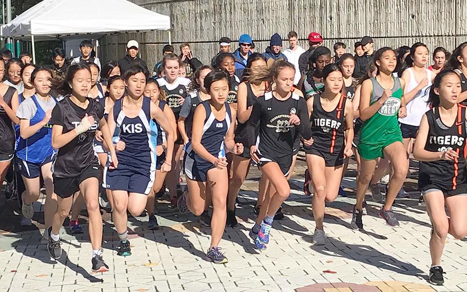 The girls race begins Saturday during the Korean cross country finals.