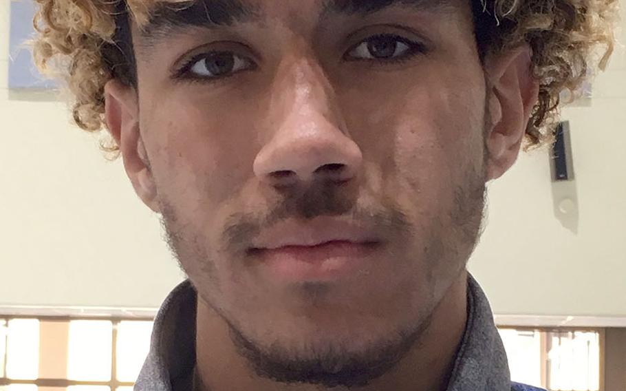 Humphreys Blackhawks 6-foot-9 senior center Quintin Metcalf, Stars and Stripes Pacific boys basketball Athlete of the Year for the third straight year.
