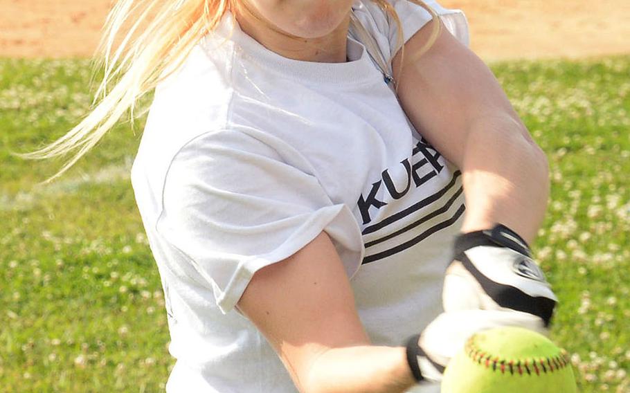 Sophomore shortstop Zoe Weidley of defending champion Kubasaki says it's a new year, so anything can happen at the Far East Division I Tournament.