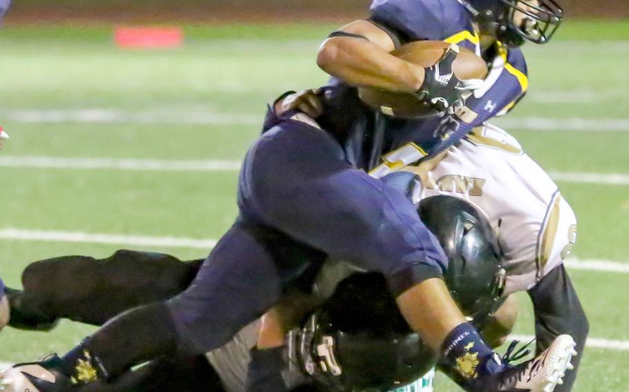 Guam High running back Julius Gaduang had 245 yards and three touchdowns on nine carries.