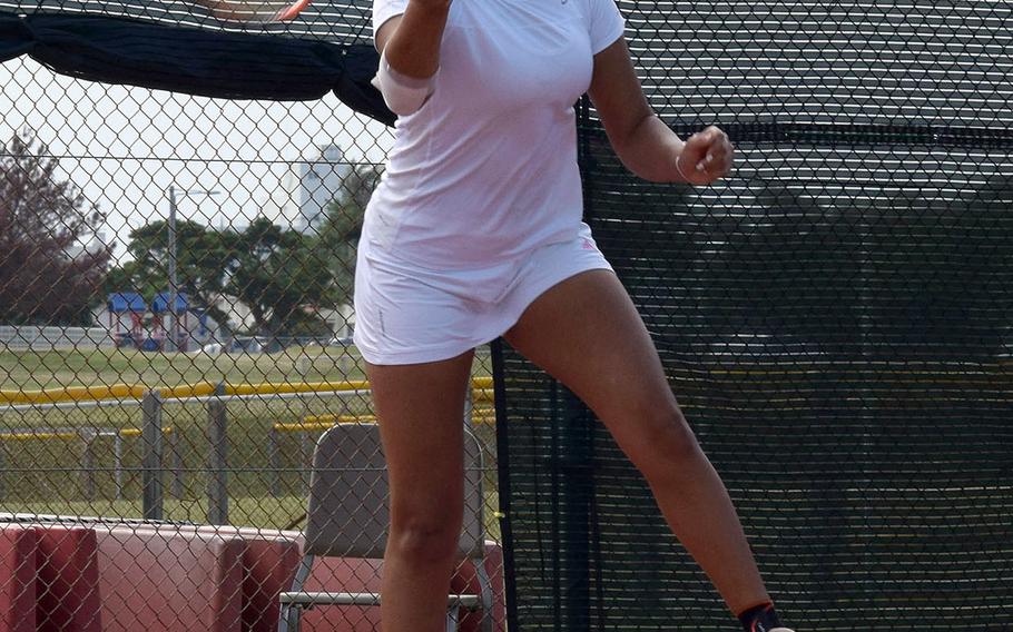 Humphreys' Melissa Pritchett was the Korea Red Division singles champion this season.