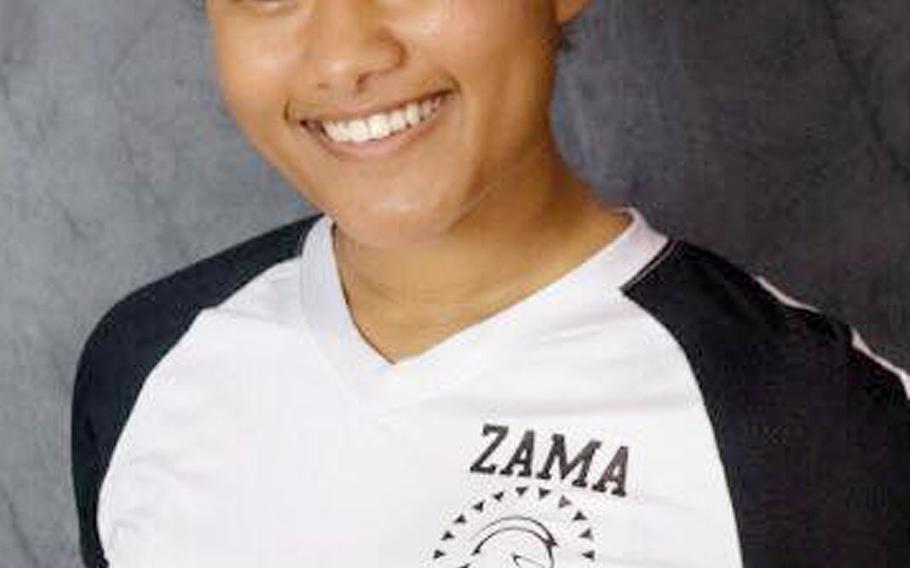 Zama junior outside hitter Grace Teruko Bryant.