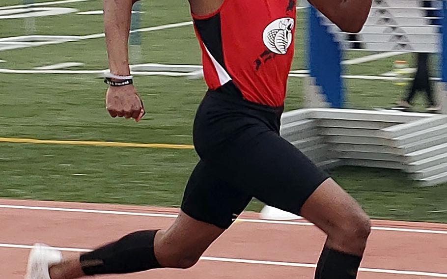 Senior L.J. Scarver and E.J. King's track and field team won't get the chance to compete in DODEA-Japan competition this spring, as the district announced Thursday it was shuttering its spring sports schedule for the rest of the school year.
