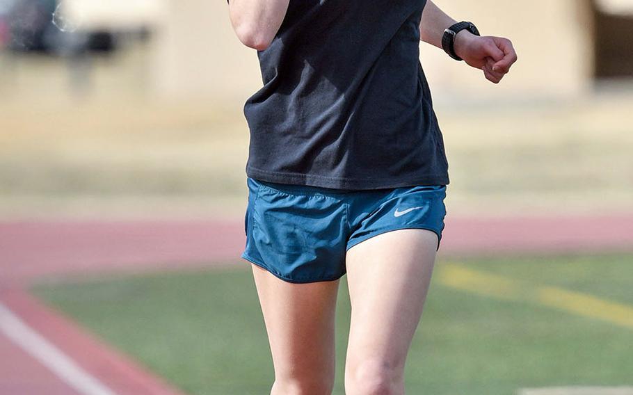 Sophomore Reagan Cheramie, the reigning Far East girls Division II and overall cross country champion, will run distance for Yokota's track and field team.