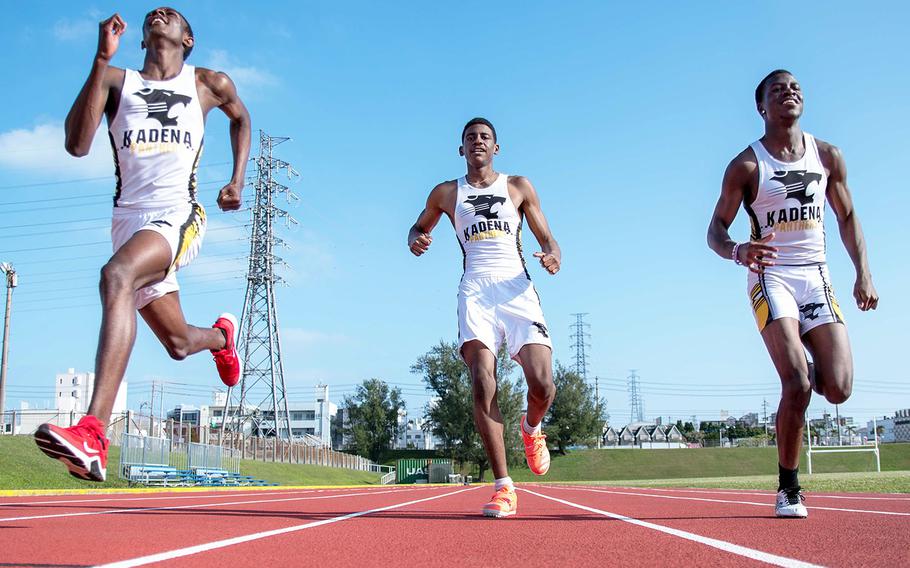 Kadena sprinters Troy O'Connor, Winston Clark and Kevonte Speight are set to begin their track and field season Saturday.