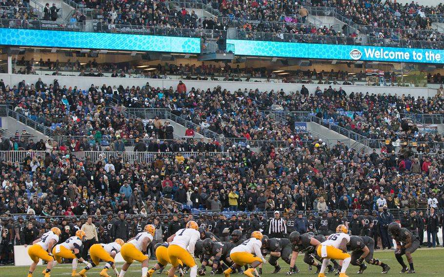 M&T Bank Stadium was packed with fans, veterans and alumni for the 2016 Army-Navy game held on Dec. 10, 2016. Army ended up victorious, beating Navy 21-17.