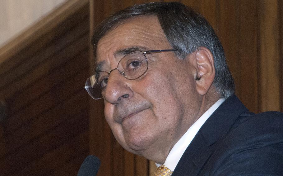 Secretary of Defense Leon Panetta addresses a luncheon crowd at the National Press Club in Washington, D.C., in December, 2012.