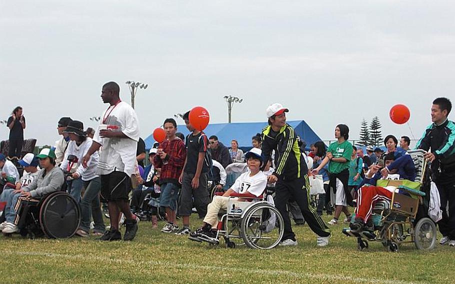 About 800 special needs athletes and more than 3,000 American and Japanese volunteers participated in the 2010 Kadena Special Olympics on Saturday at Kadena Air Base.