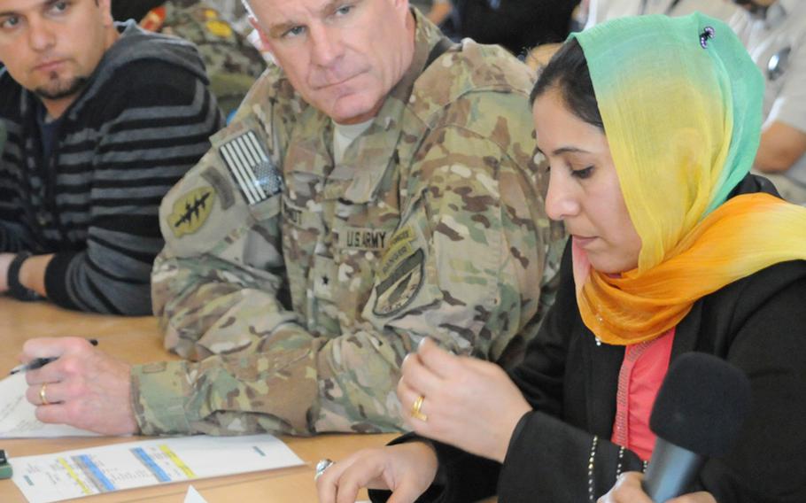 This file photo from March 2012 shows Brig. Gen. Eric P. Wendt when he served as deputy commander for the International Security Assistance Force, Regional Command-North, in Afghanistan.