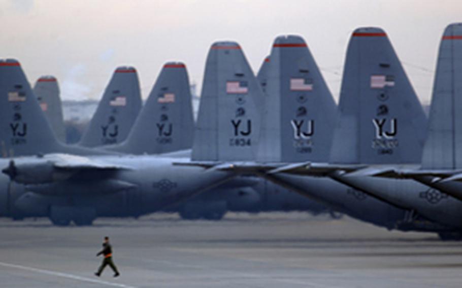 Yokota Air Base near Tokyo, Japan