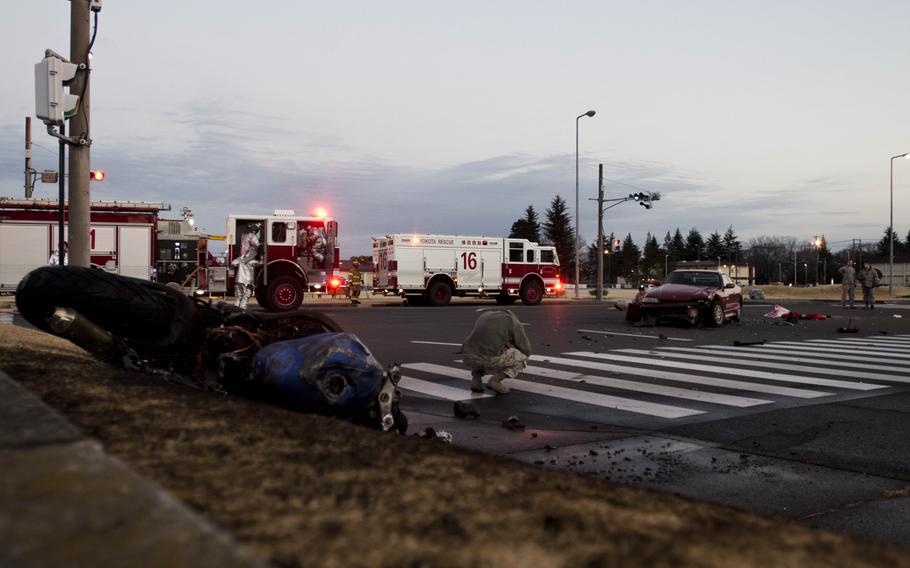 A Yokota Air Base, Japan-based airman was killed in a motorcycle accident on Monday, Jan. 13, 2014.