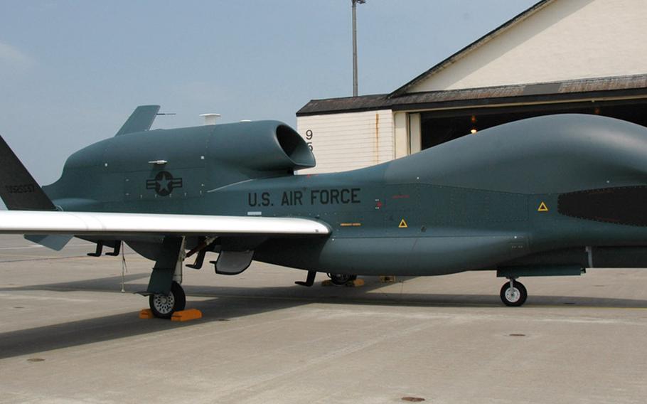 The U.S. military deployed two RQ-4 Global Hawk surveillance aircraft to Misawa Air Base, Japan, this week. The drones will support U.S. intelligence-gathering throughout the Pacific theater, officials say.
