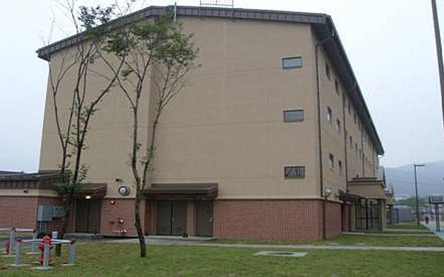 This renovated barracks has served as an addition to Casey Elementary School since it opened in 2011.