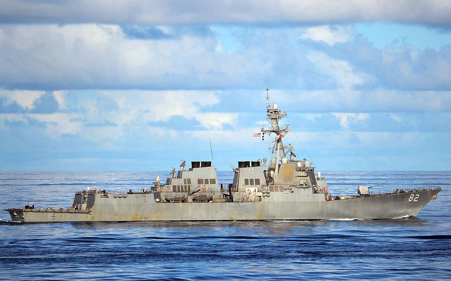 The guided-missile destroyer USS Lassen is shown in the Philippine Sea in 2013. China will likely ramp up efforts to expand and militarize disputed islands in the South China Sea as a result of the U.S. Navy’s more assertive patrols in the region, China experts say. The USS Lassen sailed within waters surrounding a reef claimed by China in a demonstration by the United States of freedom of navigation rights in the South China Sea, according to reports in late October, 2015.