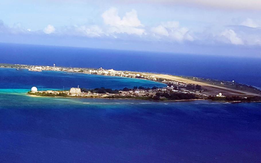 Kwajalein, a speck of an Army base in the Pacific Ocean, is home to the Ronald Reagan Ballistic Missile Defense Test Site and about 1,300 inhabitants.