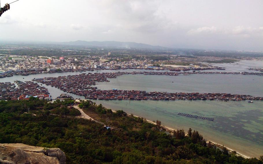 The autonomous county of Lingshui in Hainan, China is shown in this April 2014 file photo.