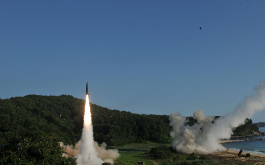 The United States and South Korea conducted a joint military exercise Wednesday in response to North Korea’s test of an intercontinental ballistic missile.