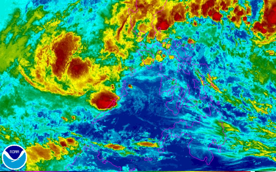 Kai-tak continues charging west-southwest; Signal 1 remains raised over Palawan.