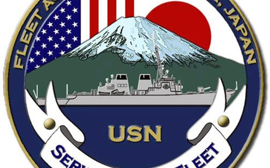 The Yokosuka Naval Base logo. 