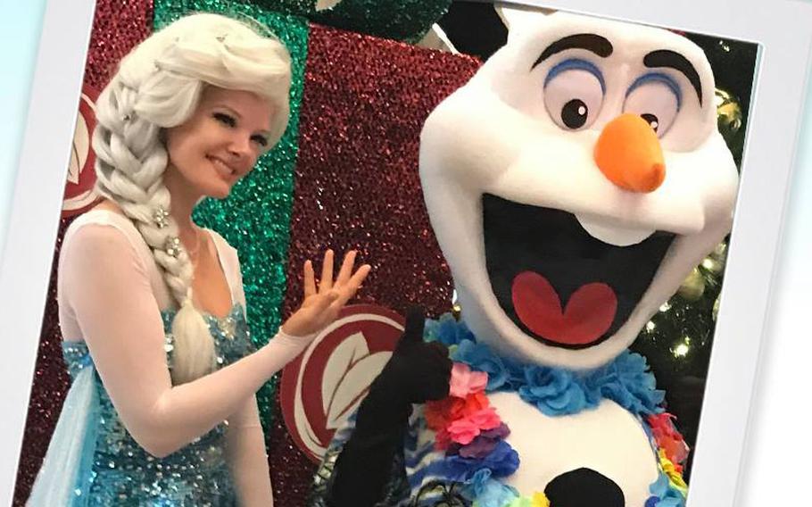 Among USO Hawaii's Holidays for Heroes offerings in December is a breakfast featuring characters from Disney's "Frozen."