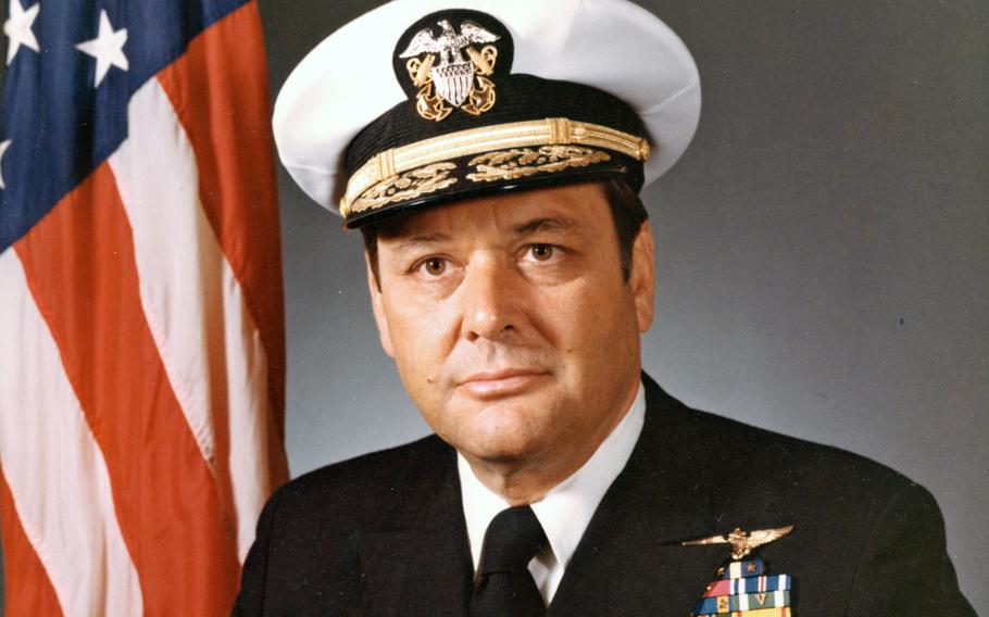 Adm. James L. Holloway III poses for a photo taken July 18, 1974, while he was U.S. chief of naval operations.