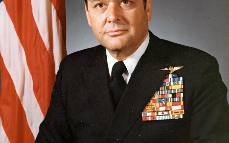 Adm. James L. Holloway III poses for a photo taken July 18, 1974, while he was U.S. chief of naval operations.