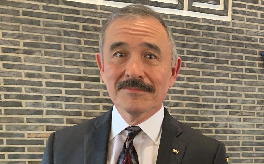 U.S. Ambassador to South Korea Harry Harris poses at his residence in Seoul, South Korea, Thursday, Jan. 16, 2020.