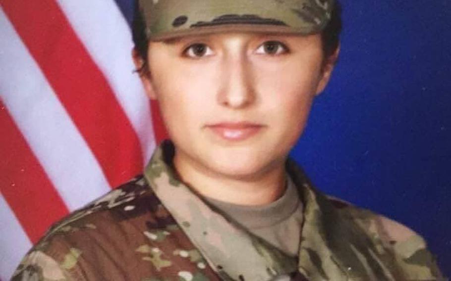 Pvt. 1st Class Marissa Jo Gloria, 25, of Moorhead, Minn., was found dead in her barracks at Camp Humphreys, the military said Tuesday.