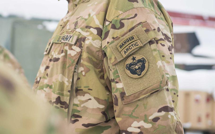 The artic tab was redesigned in November to more closely track the arched shape and placement of tabs worn by Rangers and sappers, U.S. Army Alaska said in a recent news release.