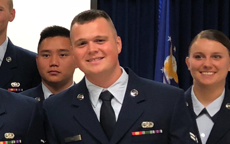 Airman 1st Class Christopher “Harrison” Fay, of Plano, Texas, was discovered unresponsive in his quarters At Andersen Air Force Base just before 3:30 p.m. June 3, 2020, according to a U.S. Air Force statement. 