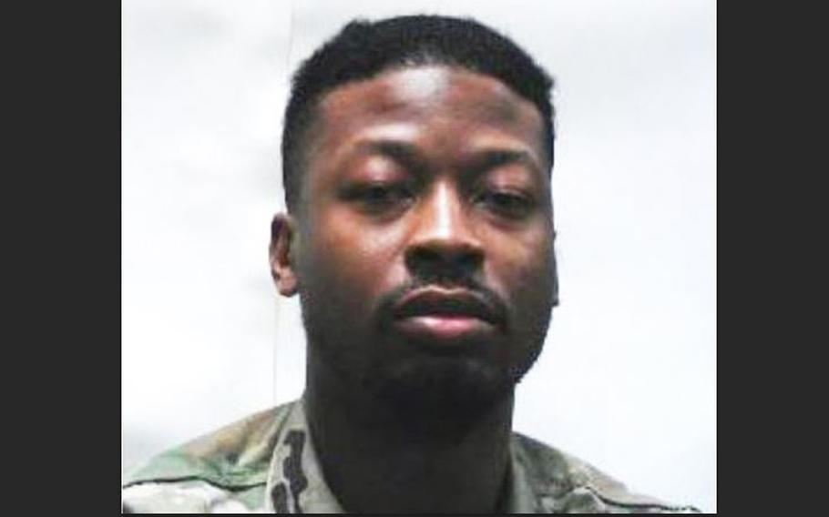 This handout from the U.S. Air Force shows Staff Sgt. Tristin Blake Jarvis, an Osan Air Base airman who went missing July 9, 2020.