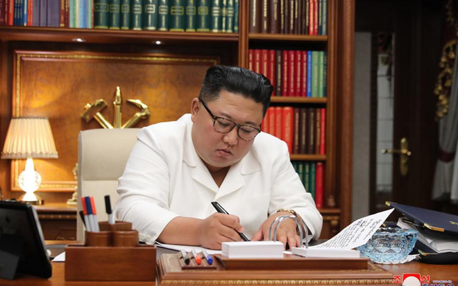 North Korean leader Kim Jong Un shown in an undated photo published by the Korean Central News Agency. 