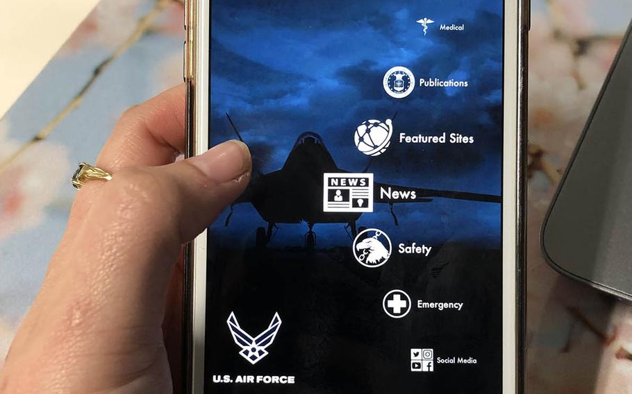 The USAF Connect mobile application bills itself as a "one stop shop" for base resources. 