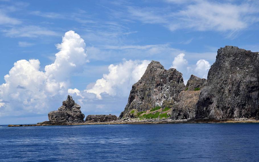 The uninhabited Senkaku island chain in the East China Sea are administered by Japan but claimed by China and Taiwan. 