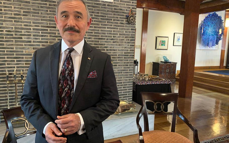 U.S. Ambassador to South Korea Harry Harris poses at his residence in Seoul, South Korea, Jan. 16, 2020.
